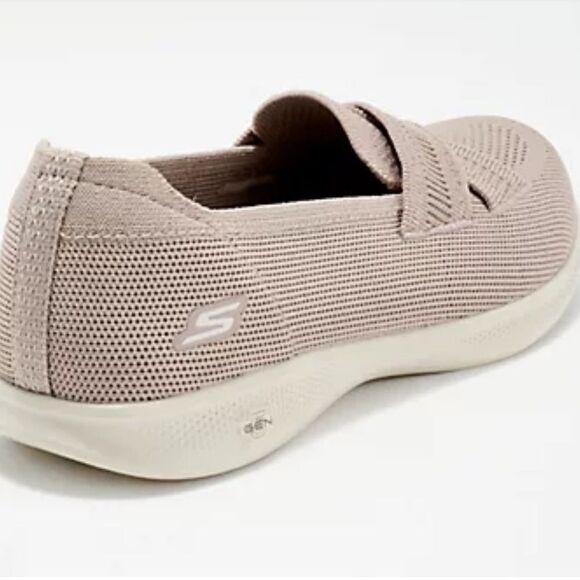 Skechers Go Step Lite Washable Knit Loafers -Lively  Taupe 7.5W NWT IN BOX - Picture 3 of 9